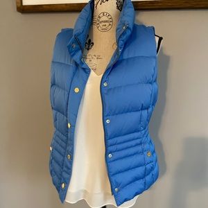 Lilly Pulitzer Isabelle puffy vest Bay Blue Large